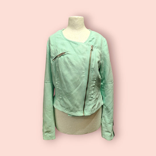 Livre Wildlederjacke 36 Mintgrün