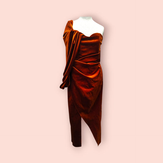 Asos Design Kleid 38 Kupfer