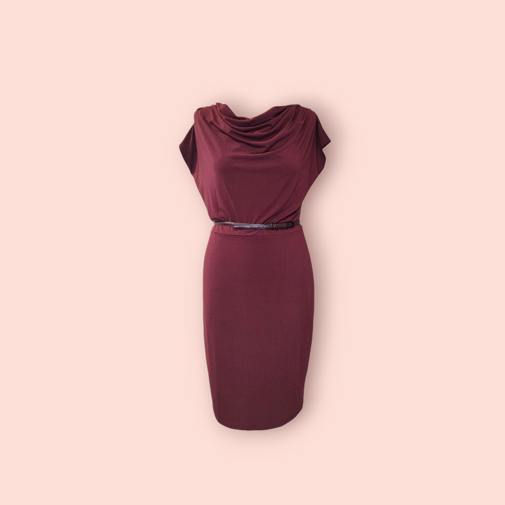 ESPRIT Kleid M Burgunderrot