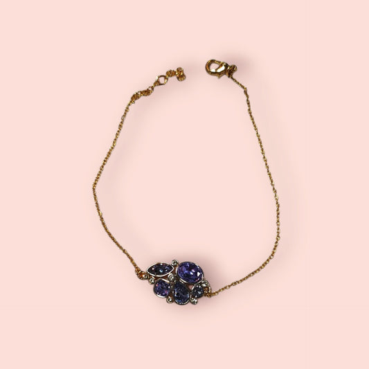 Armband Gold und lila