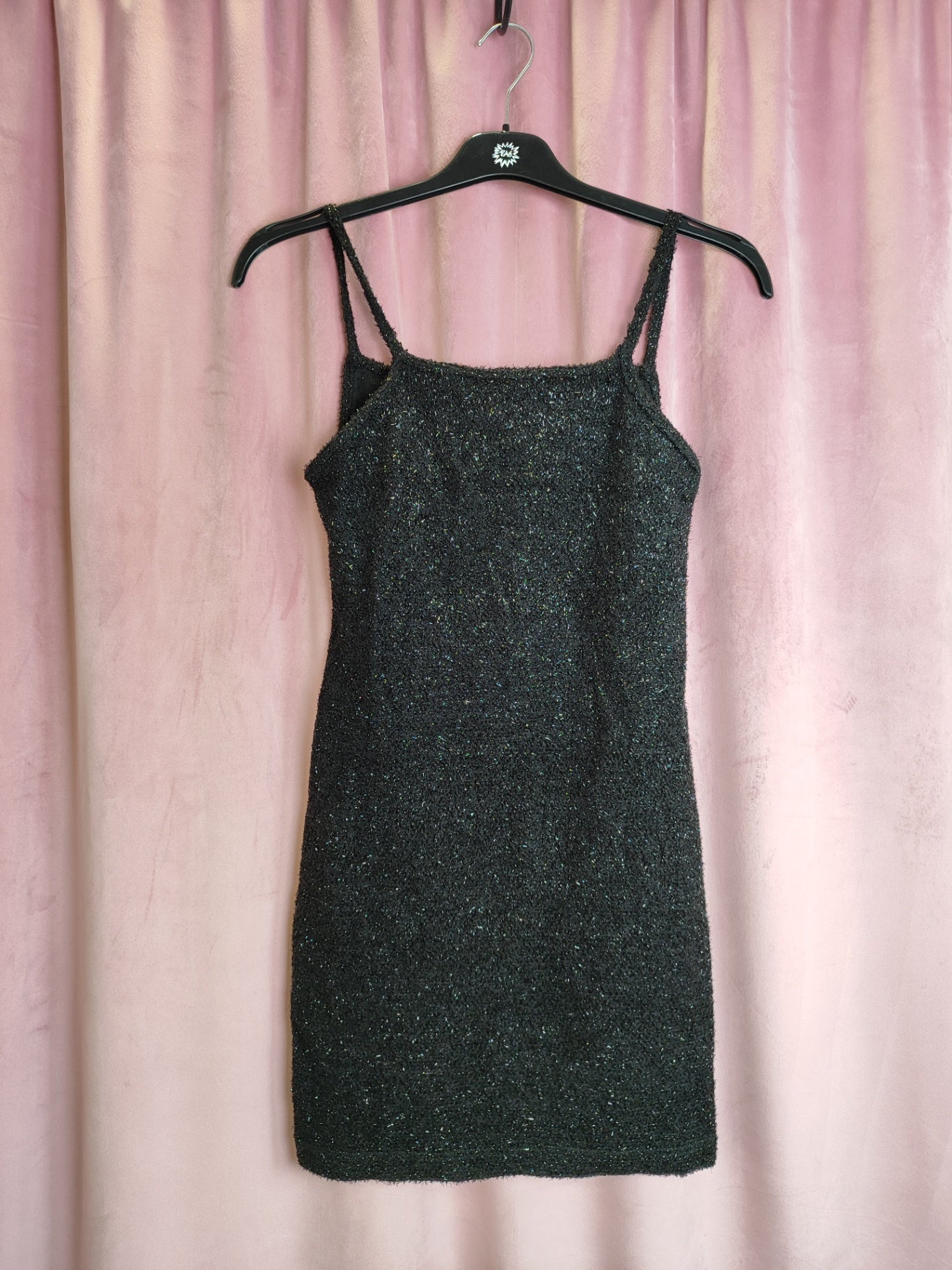 Fusion Kleid M Schwarz mit Glitter