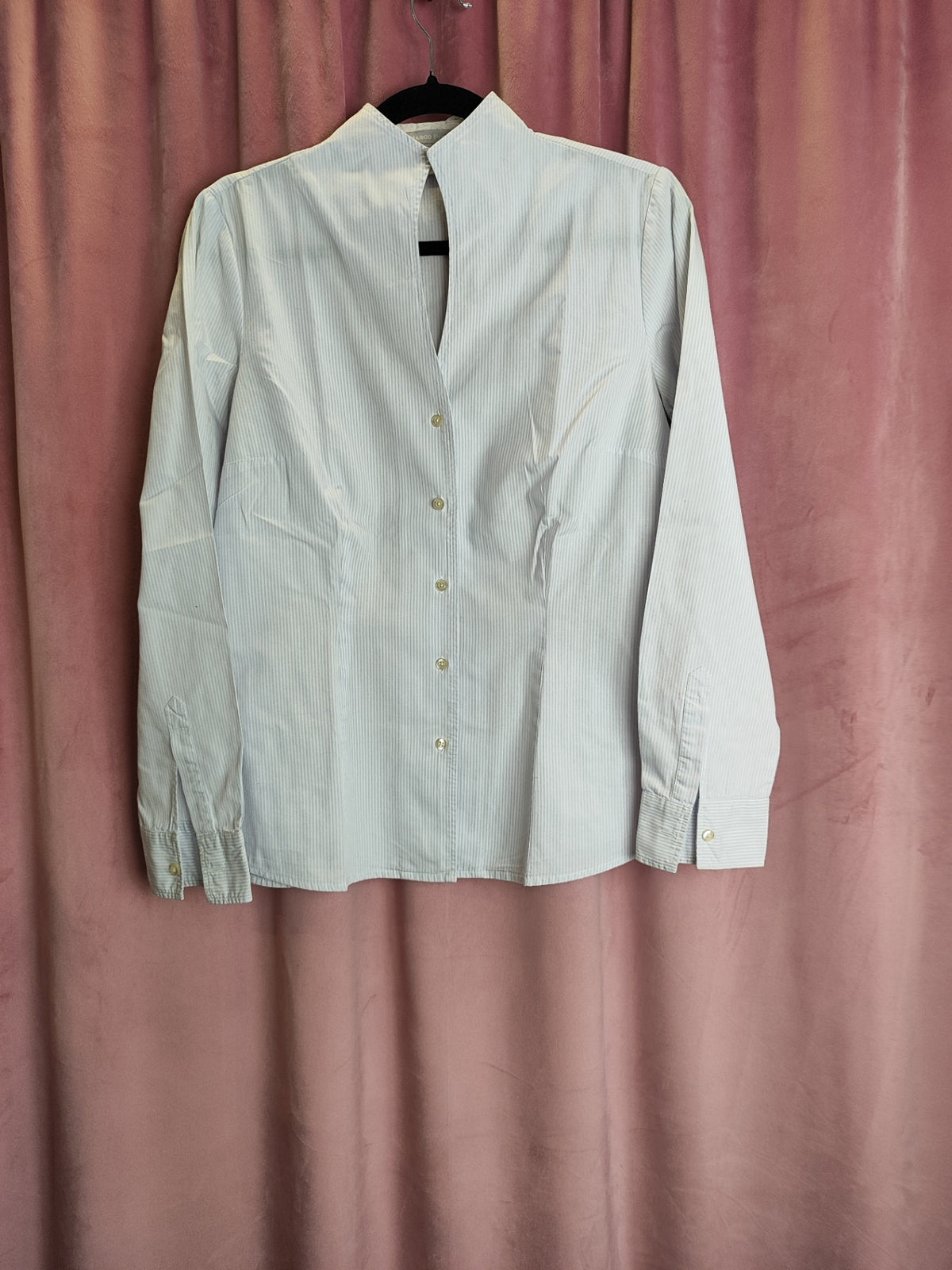 Marco Pecci Hemd M Blau-weiss