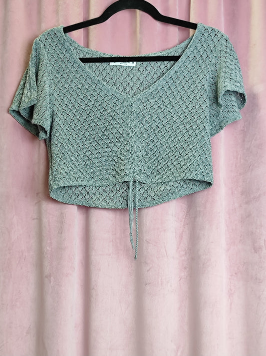Pull & Bear Top M Grün