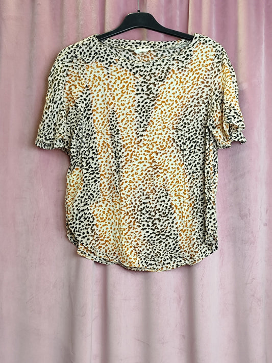 H&M Bluse Schwarz, Braun