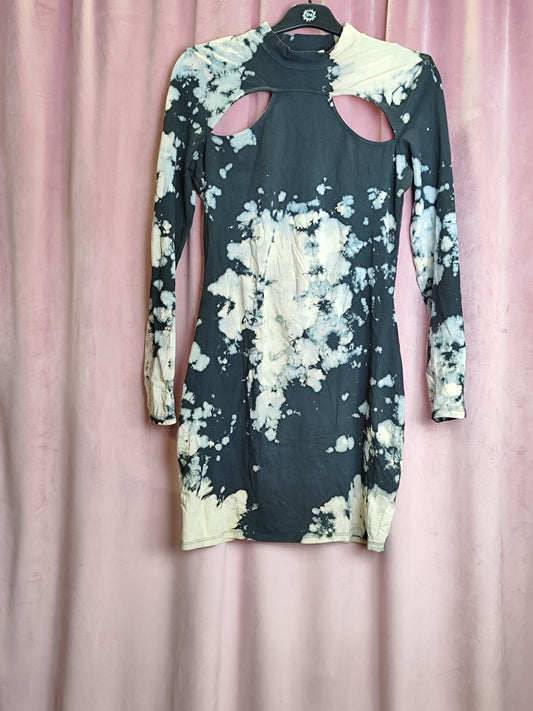 Divided H&M Kleid L Schwarz und Creme