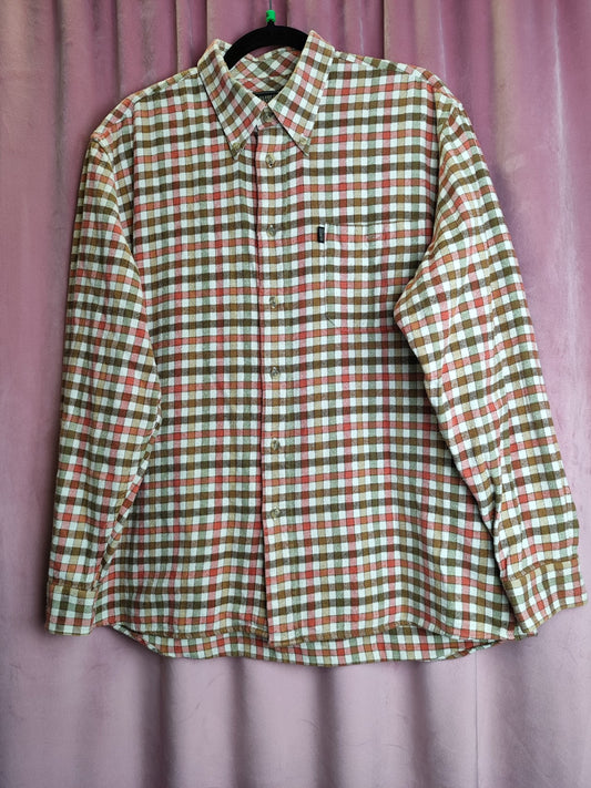 Globetrotter Hemd XL Mehrfarbig (Rot, Grün, Beige)