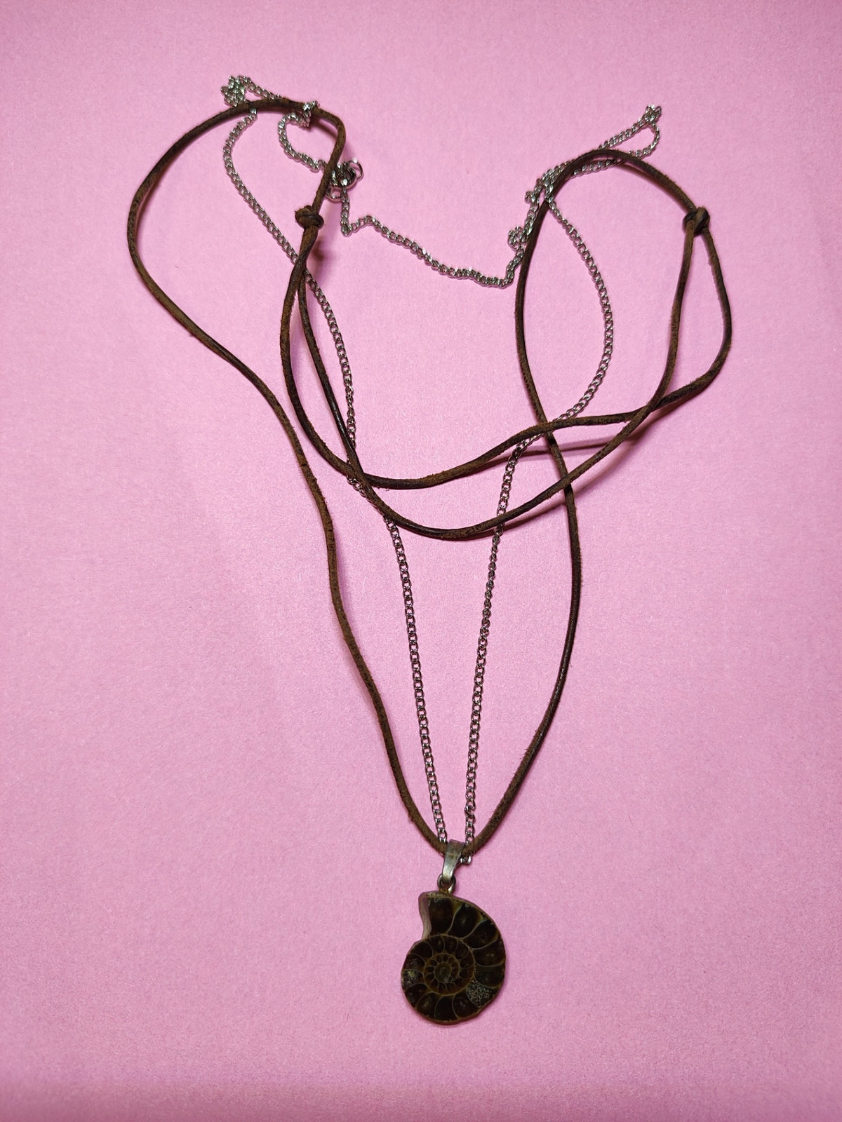 Accessoires / Schmuck Braun, Silber