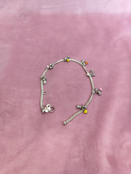 Fußkette Silber