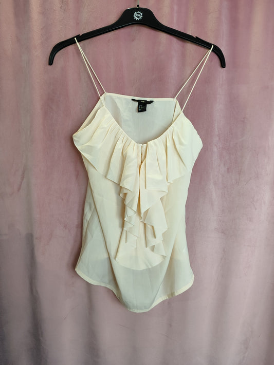 H&M Top S Creme