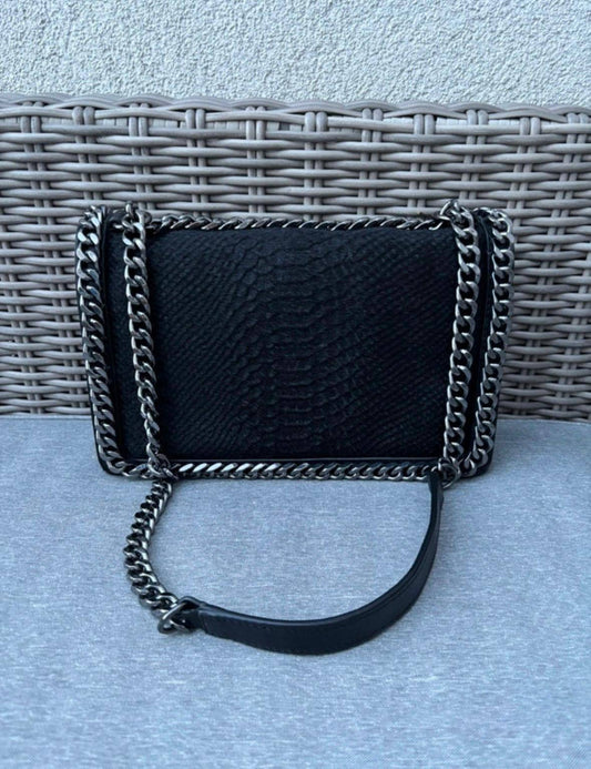 Zara Tasche Schwarz/Anthrazit