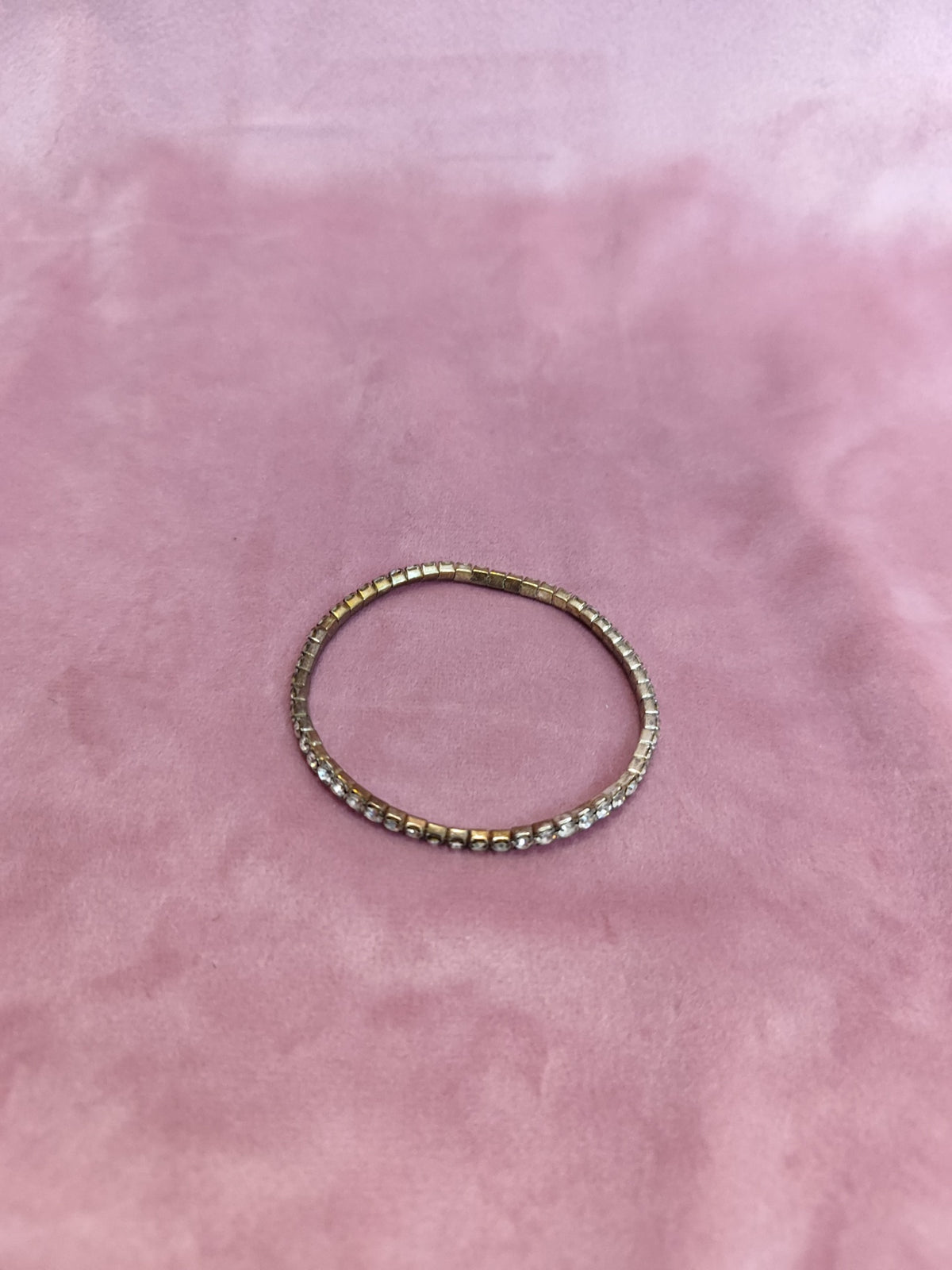 Armband Silber mit Strasssteinen