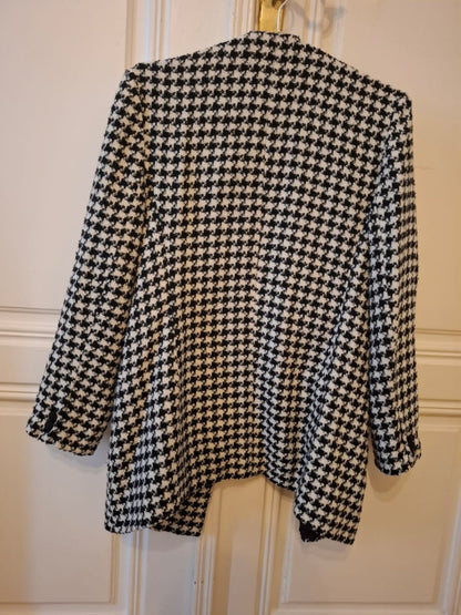 Blazer L Schwarz-Weiß