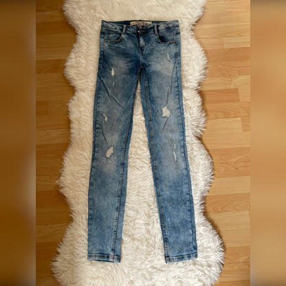 Zara Jeanshose 34 Blau