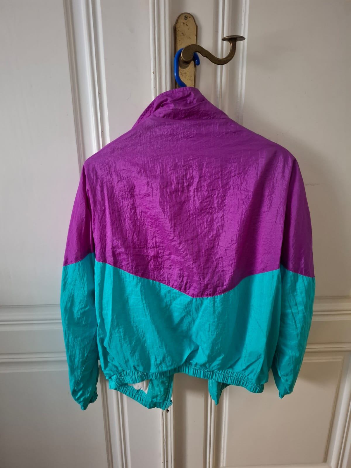 b.i.GE Jacke L Bunt (Lila, Türkis, Rot)