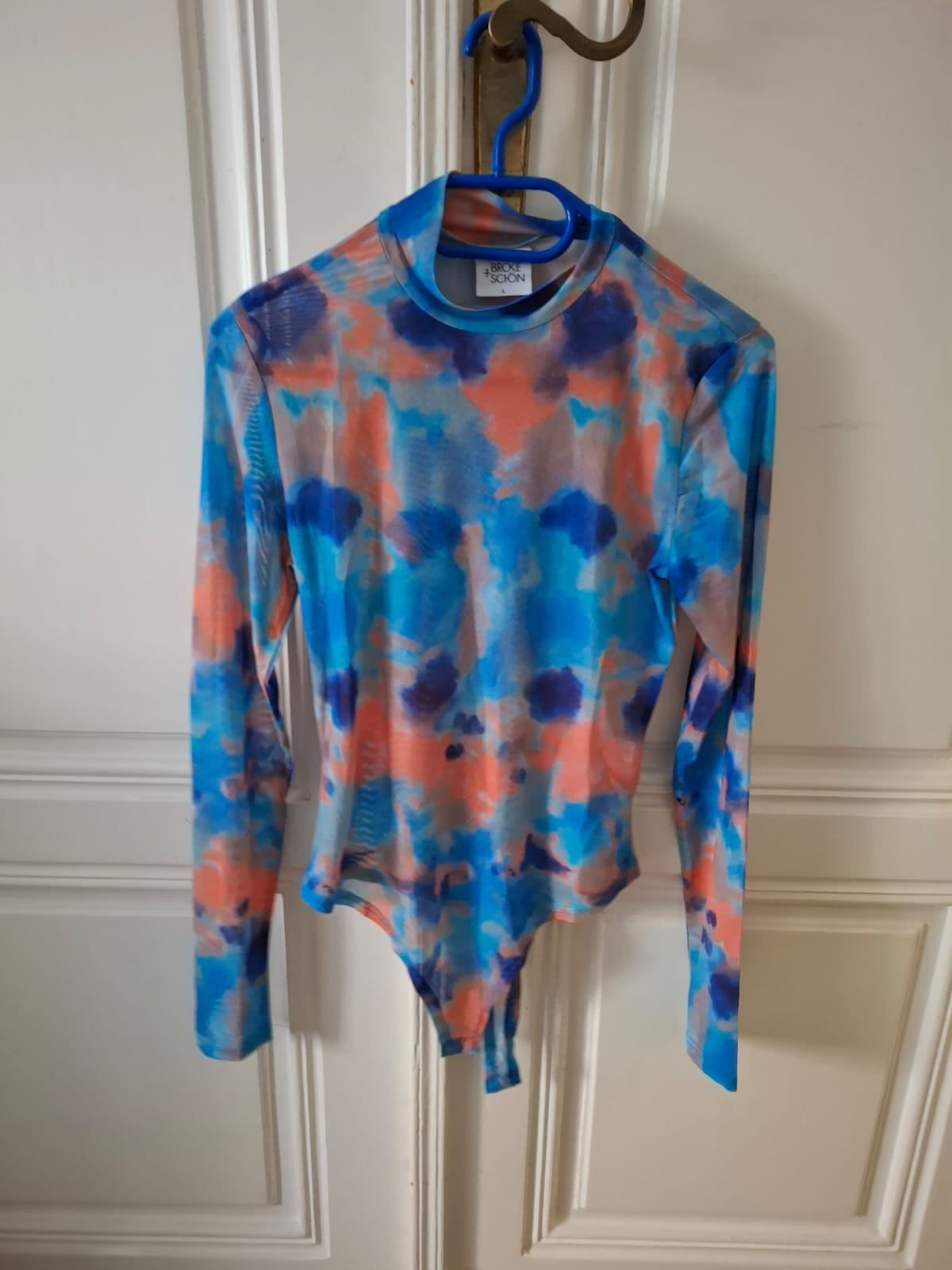 Brock + Schön Body L Blau, Orange, Hellblau