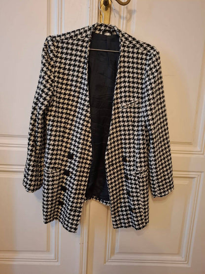 Blazer L Schwarz-Weiß