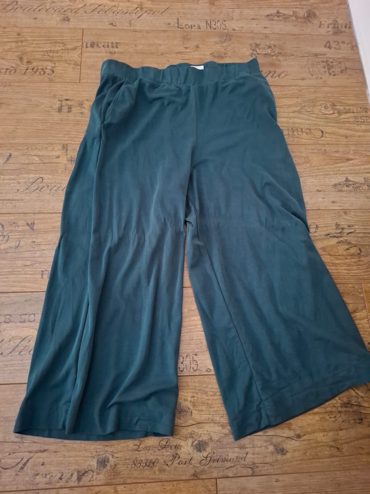 Monki Hose L-XL Blaugrün