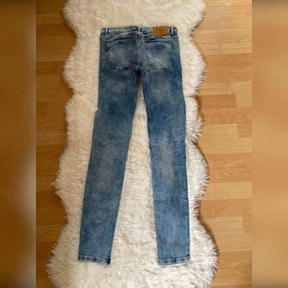 Zara Jeanshose 34 Blau