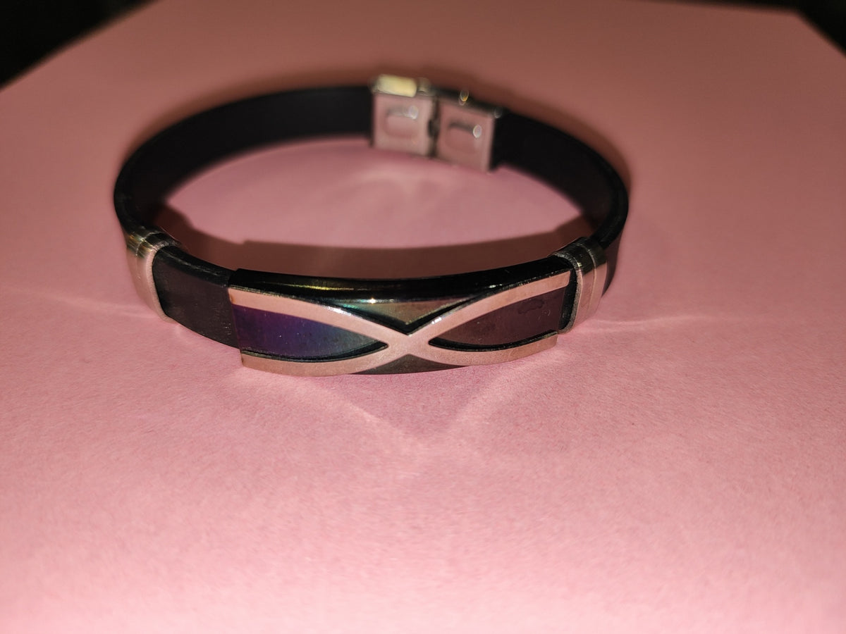 Armband Schwarz und Silber
