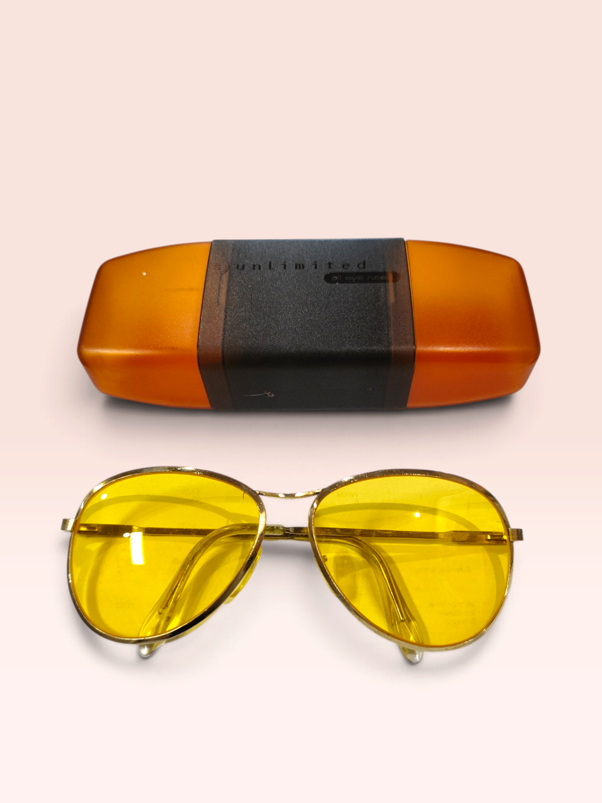 S)unlimited Vintage Sonnenbrille Gelb