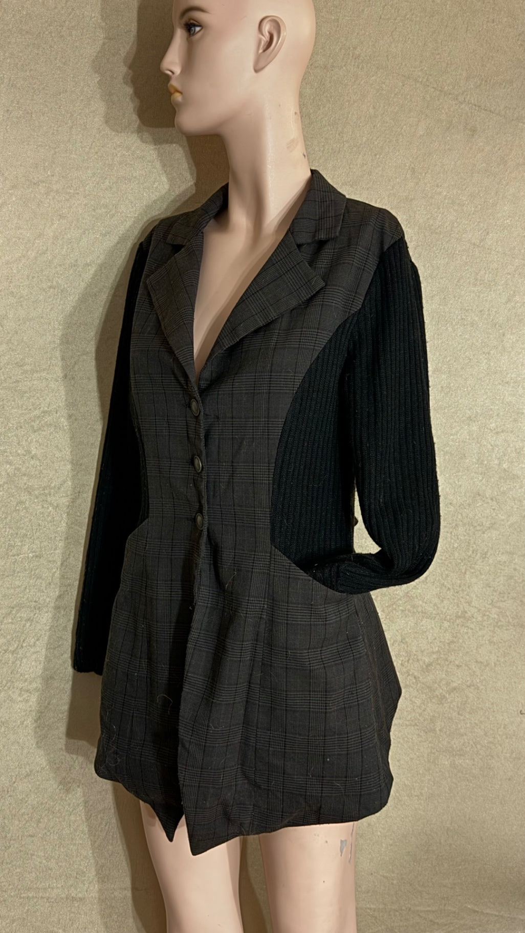 Design Werk of Sweden Blazer S Dunkelgrau und Schwarz