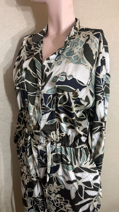 Zara Overall S Mehrfarbig (Schwarz, Weiß, Blau, Grau, Beige)