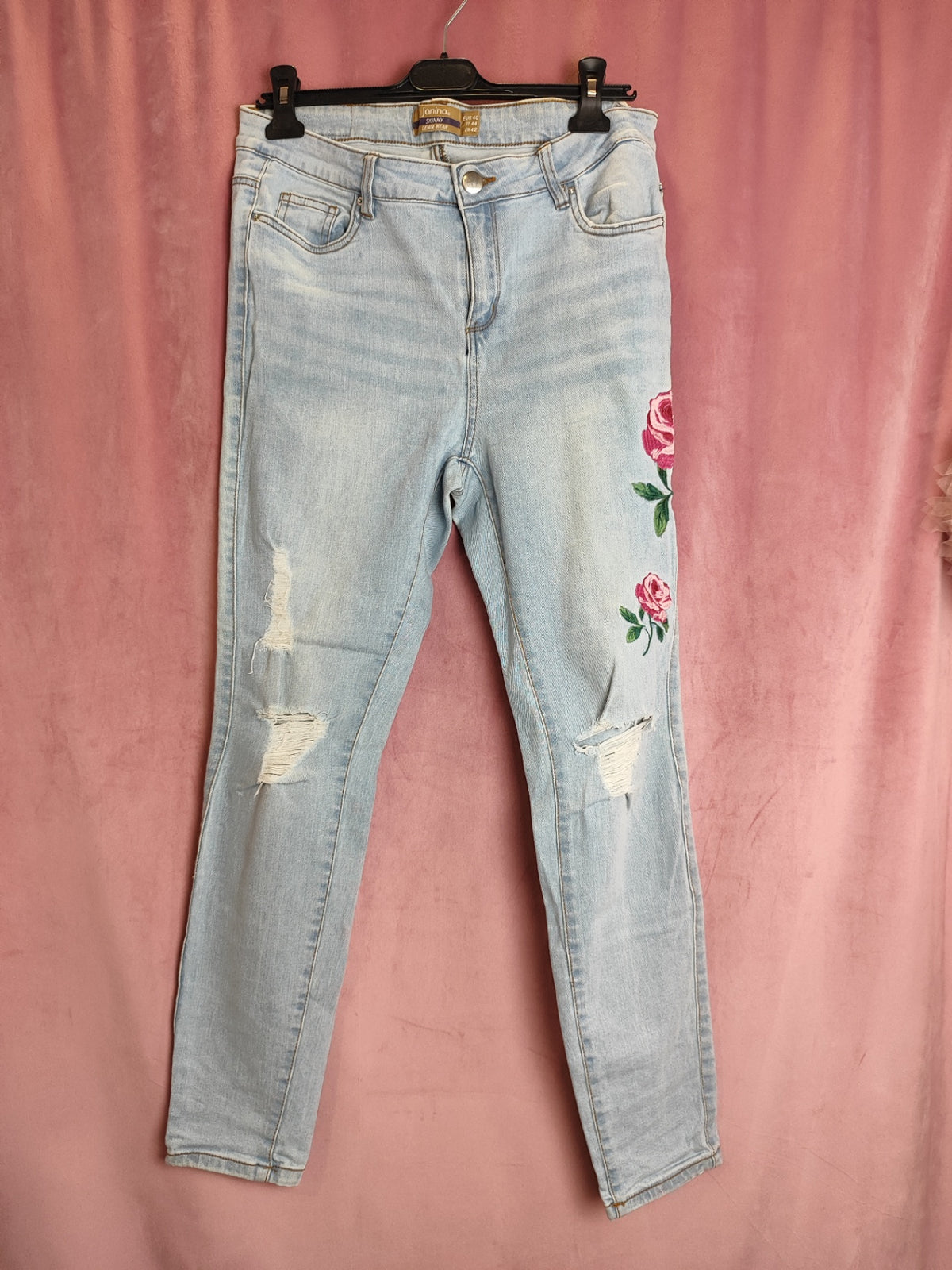 Jeans M Hellblau