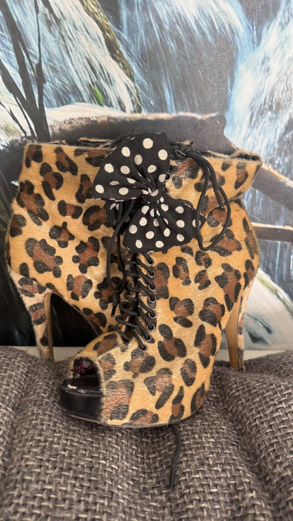 Iron Fist Schuhe 37 Leopard Stiefel 