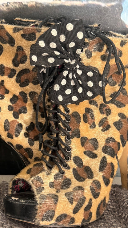 Iron Fist Schuhe 37 Leopard Stiefel 