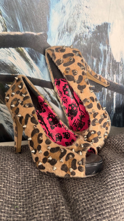 Iron Fist Pumps 37 Leoparden Heel