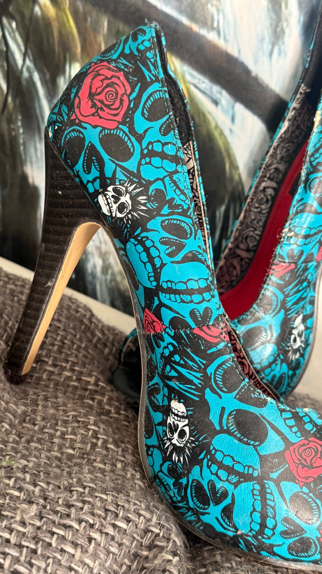 Iron Fist Schuhe 37 Blau rot 