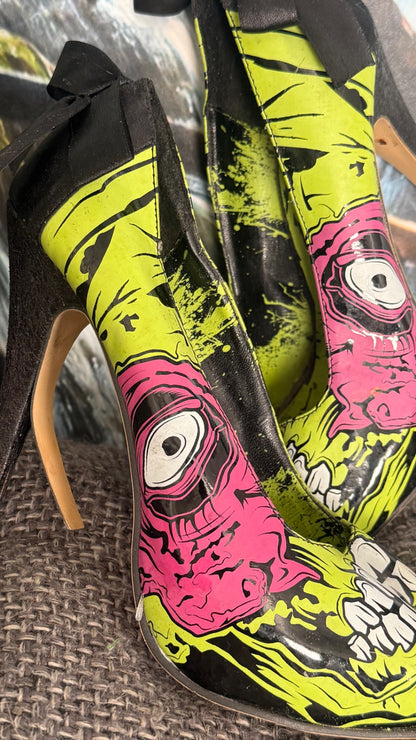 Iron Fist Schuhe  (Neon Grün, Pink, Schwarz)
