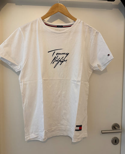 Tommy Hilfiger T-Shirt M Weiß