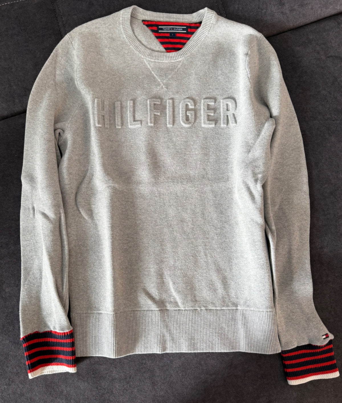 Tommy Hilfiger Pullover S Hellgrau