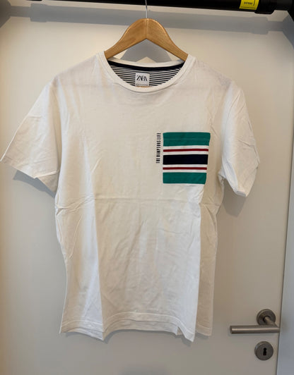 ZARA T-Shirt M Weiß