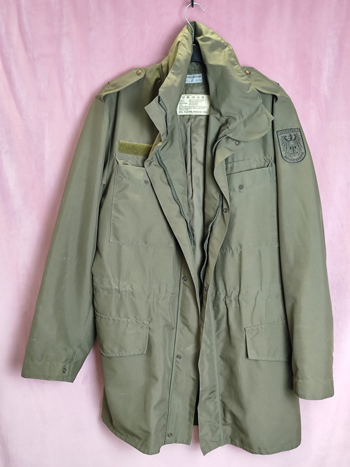 Bundesheer Mantel L, XL Grün