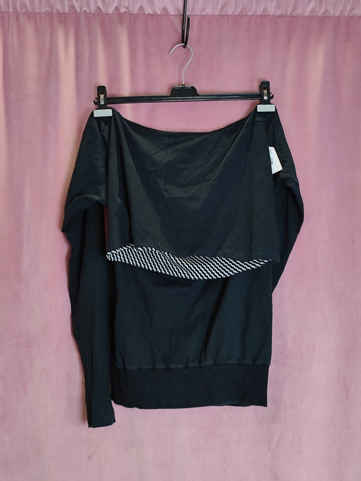 Lila Pullover XL Schwarz