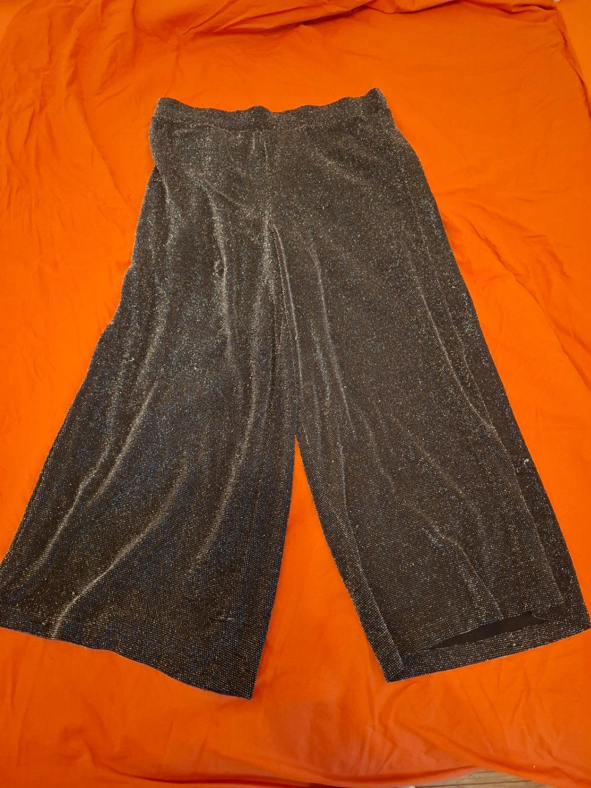 Monki Hose L Schwarz/Glimmernd