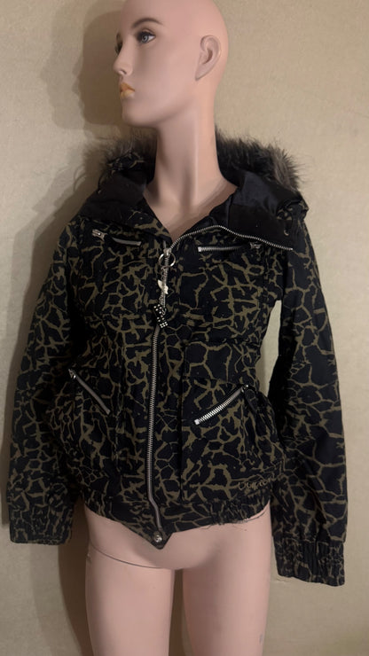 Burton  Snowboard Jacke XS / S Schwarz und Gold