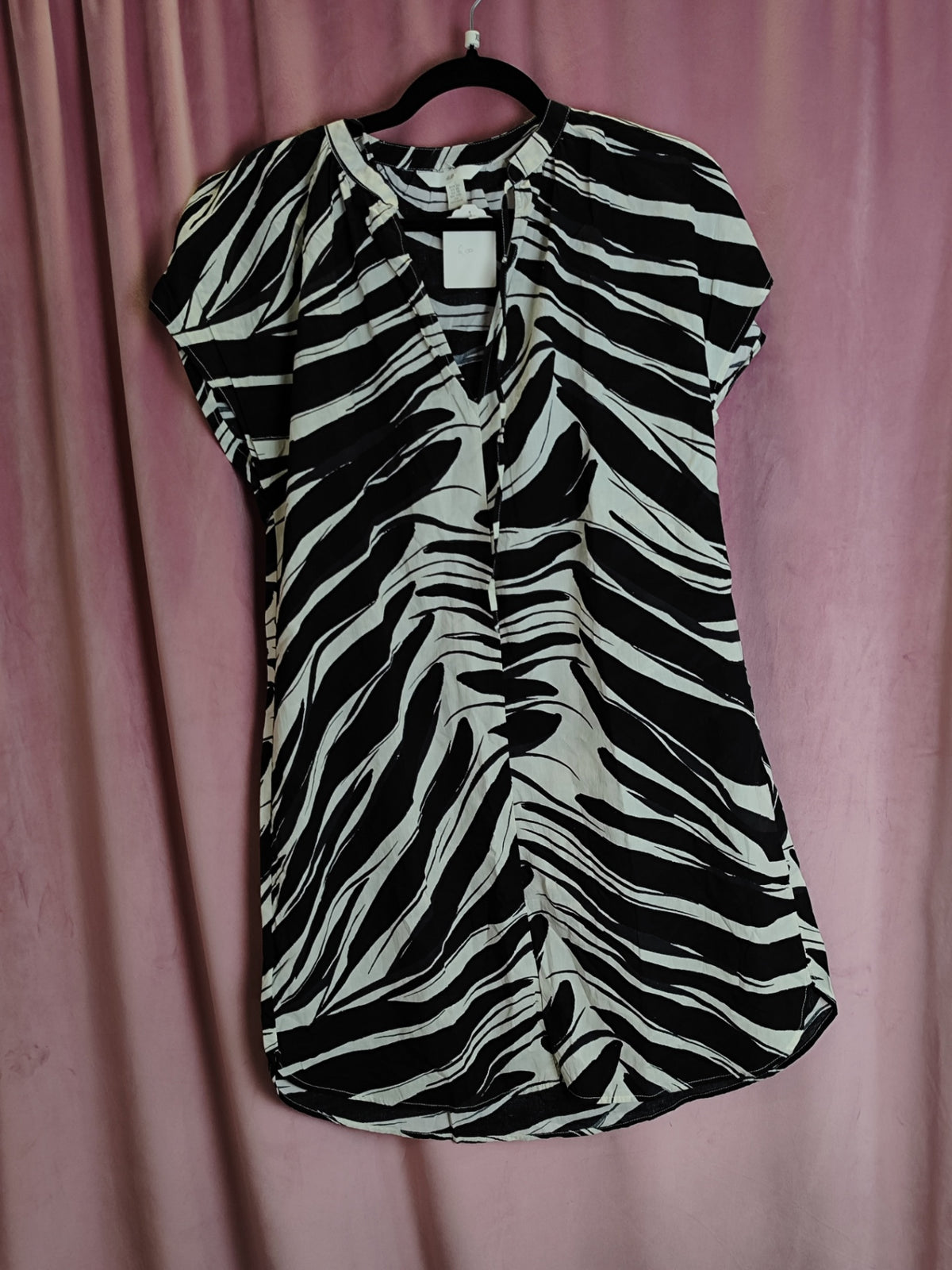 H&M Kleid XS Schwarz und Weiß