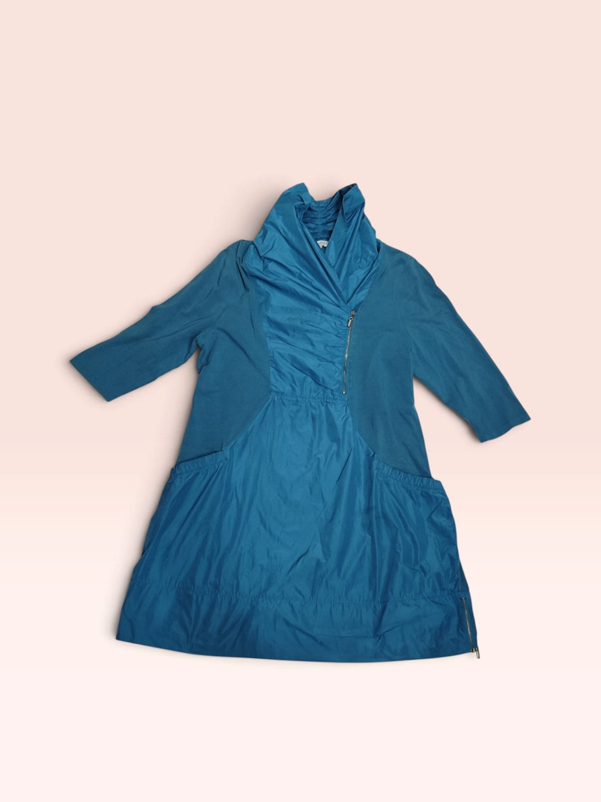 Gina Laura Ballonkleid L Blau