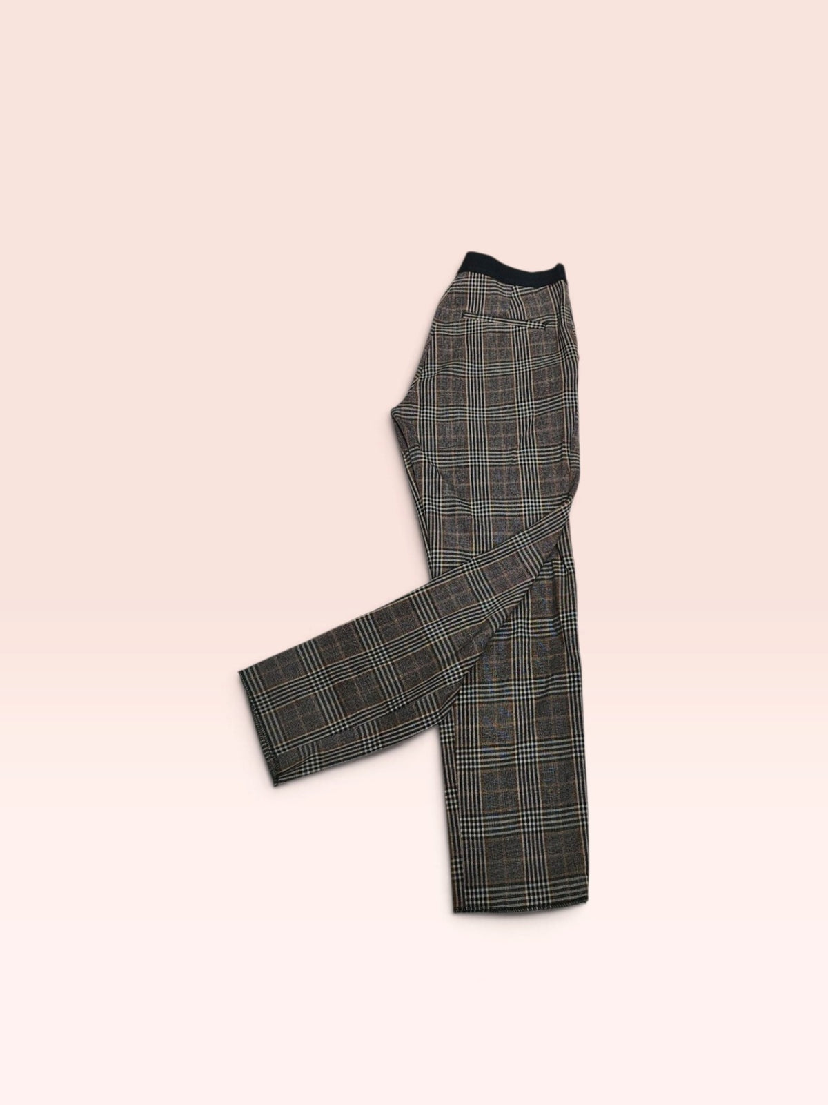 H&M Hose M Braun kariert