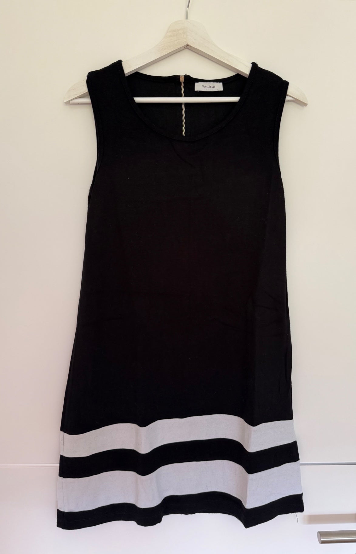 Yessica! Kleid L Schwarz und Weiß