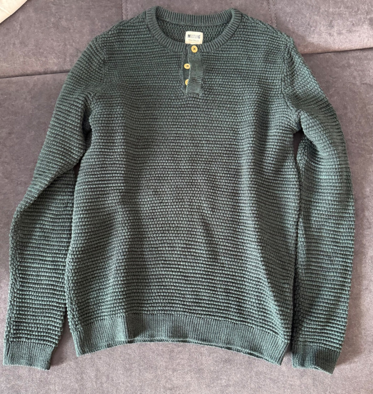 Mustang Pullover L Grün